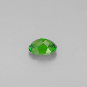 Diopside cromifero naturale verde da 0,28 ct, taglio ovale, VS