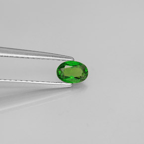 Diopside di cromo Verde naturale da 0.28 ct, Taglio ovale, VS