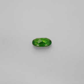 Diopside cromifero naturale verde da 0,26 ct, taglio ovale, VS