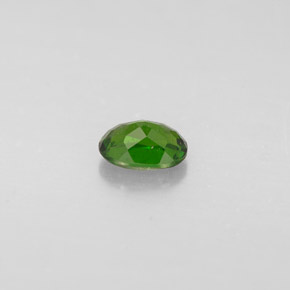 Diopside cromifero naturale verde da 0,32 ct, taglio ovale, VS