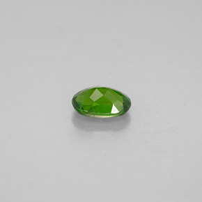 Diopside cromifero naturale verde da 0,26 ct, taglio ovale, VS