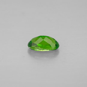 Diopside cromifero naturale verde da 0,39 ct, taglio ovale, VS