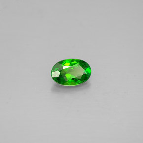 Diopside di cromo Verde naturale da 0.22 ct, Taglio ovale, VS