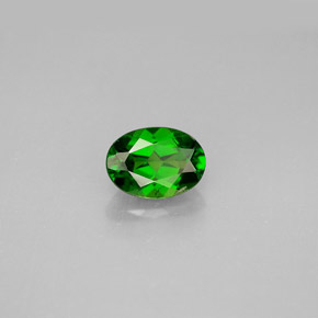 Diopside di cromo Verde naturale da 0.98 ct, Taglio ovale, VS