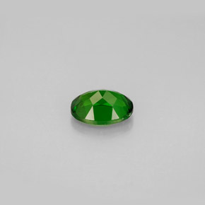 Diopside cromifero naturale verde da 0,96 ct, taglio ovale, VS