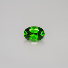 Diopside di cromo Verde naturale da 0.85 ct, Taglio ovale, VS