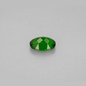 Diopside cromifero naturale verde da 0,91 ct, taglio ovale, VS