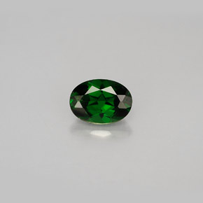 Diopside cromifero naturale verde da 0,94 ct, taglio ovale, VS