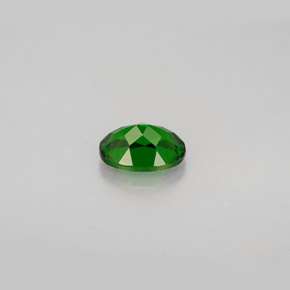 Diopside cromifero naturale verde da 0,88 ct, taglio ovale, VS