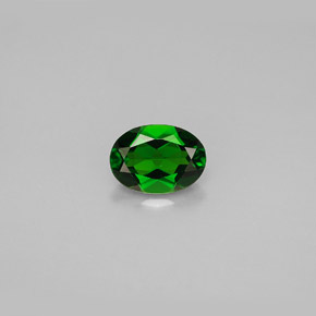 Diopside di cromo Verde naturale da 0.86 ct, Taglio ovale, VS