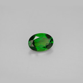 Diopside di cromo Verde naturale da 0.86 ct, Taglio ovale, VS