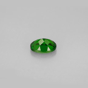 Diopside cromifero naturale verde da 0,87 ct, taglio ovale, VS