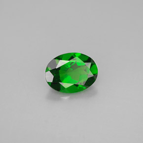 Diopside cromifero naturale verde da 1,14 ct, taglio ovale, VS