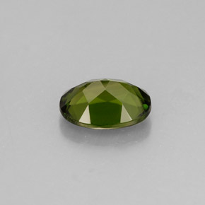 Diopside cromifero verde naturale da 0,93 ct, taglio ovale, VS