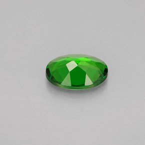 Diopside cromifero naturale verde da 0,71 ct, taglio ovale, VS