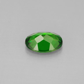 Diopside cromifero naturale verde da 0,77 ct, taglio ovale, VVS-VS