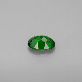 Diopside cromifero naturale verde da 0,65 ct, taglio ovale, VVS-VS