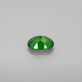 Diopside cromifero naturale verde da 0,84 ct, taglio ovale, VVS-VS