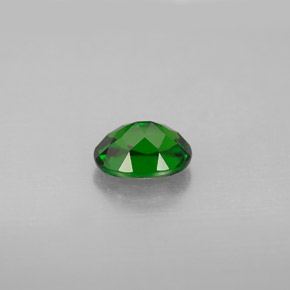 Diopside cromifero naturale verde da 0,98 ct, taglio ovale, VS