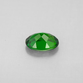 Diopside cromifero naturale verde da 0,88 ct, taglio ovale, VS