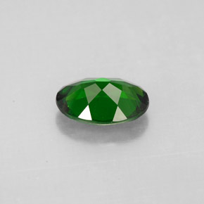 Diopside cromifero naturale verde da 1,15 ct, taglio ovale, VS-SI