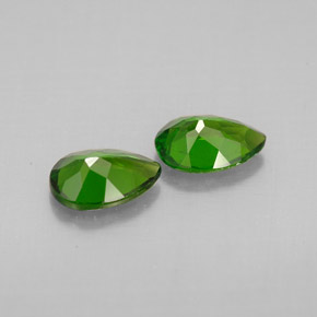 Gemme di Diopside di cromo Verde naturale da  ct, Forma a pera, VVS-VS