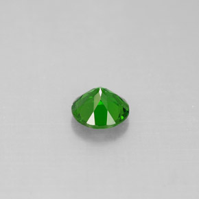 Diopside cromifero naturale verde da 0,49 ct, taglio rotondo, VS