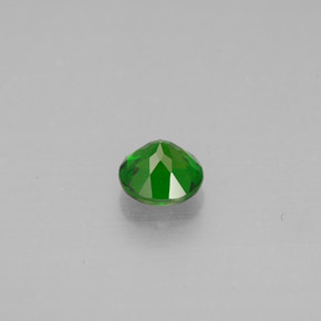 Diopside cromifero naturale verde da 0,49 ct, taglio rotondo, VS