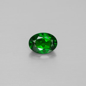 Diopside di cromo Verde naturale da 0.87 ct, Taglio ovale, SI