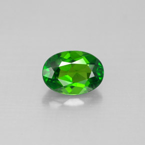 Diopside di cromo Verde naturale da 0.94 ct, Taglio ovale, VS