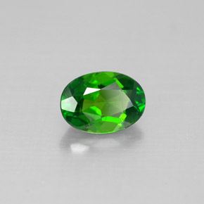 Diopside di cromo Verde naturale da 0.94 ct, Taglio ovale, VS
