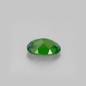 Diopside cromifero naturale verde da 0,87 ct, taglio ovale, VS-SI