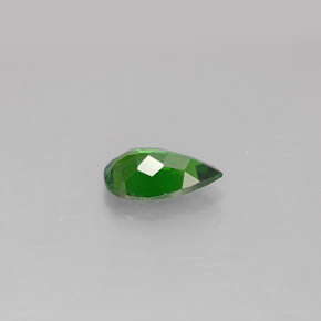 Diopside cromifero naturale verde da 0,72 ct, taglio a pera, VS