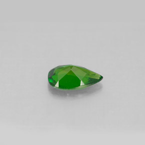 Diopside di cromo Verde naturale da 0.74 ct, Forma a pera, VS