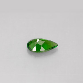 Diopside cromifero naturale verde da 0,74 ct, taglio a pera, VS
