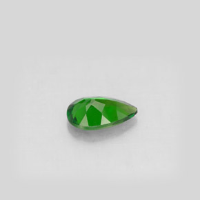 Diopside cromifero naturale verde da 0,79 ct, taglio a pera, VS