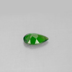 Diopside cromifero naturale verde da 0,74 ct, taglio a pera, VS