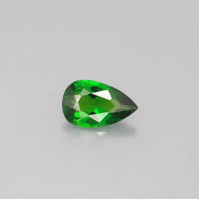 Diopside di cromo Verde naturale da 0.73 ct, Forma a pera, VS