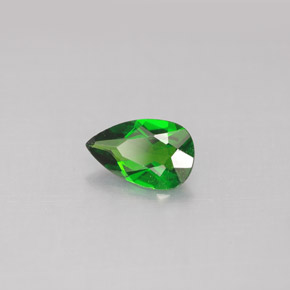 Diopside di cromo Verde naturale da 0.73 ct, Forma a pera, VS
