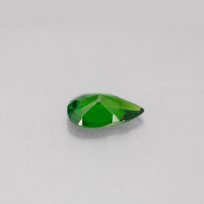 Diopside di cromo Verde naturale da 0.73 ct, Forma a pera, VS