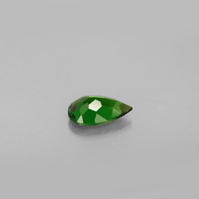Diopside cromifero naturale verde da 0,76 ct, taglio a pera, VS