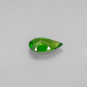 Diopside di cromo Verde naturale da 0.67 ct, Forma a pera, VS