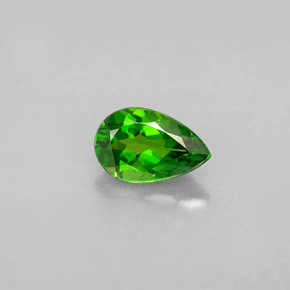 Diopside di cromo Verde naturale da 0.98 ct, Forma a pera, VS