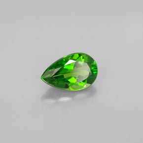 Diopside di cromo Verde naturale da 0.98 ct, Forma a pera, VS