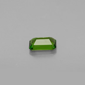 Diopside cromifero naturale verde da 0,53 ct, taglio smeraldo, VS
