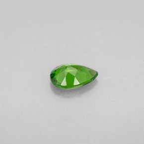 Diopside cromifero naturale verde da 0,68 ct, taglio a pera, VS