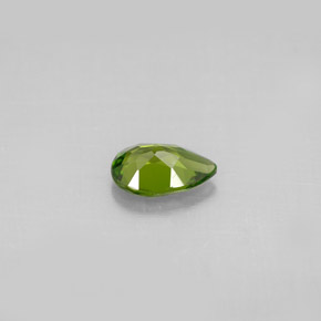 Diopside cromifero naturale verde da 0,62 ct, taglio a pera, VS
