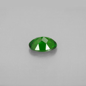 Diopside cromifero naturale verde da 0,80 ct, taglio ovale, VS-SI