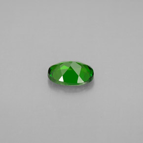 Diopside cromifero naturale verde da 0,73 ct, taglio ovale, VVS