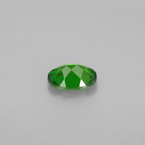 Diopside cromifero naturale verde da 0,87 ct, taglio ovale, VS-SI